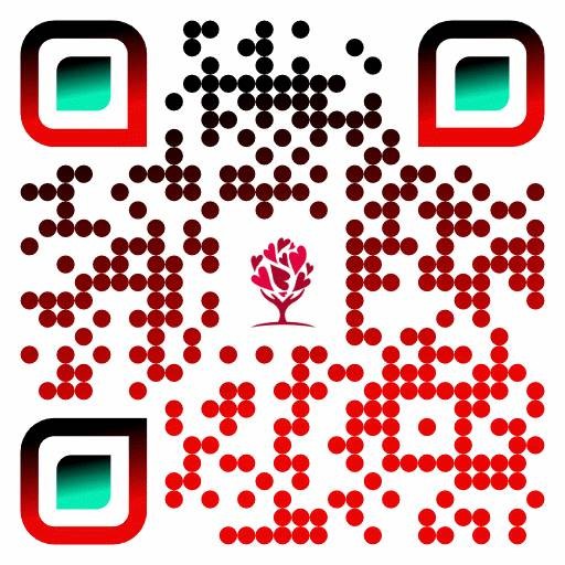 QR-Code mit Herzbaum-Logo
